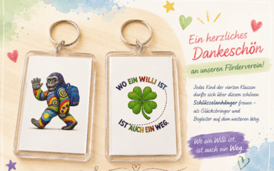 Ein kleiner Glücksbringer für den neuen Weg – Danke an unseren Förderverein!